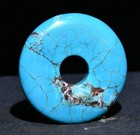 4cm Old Chinese Hongshan Culture Turquoise Carving Yubi Yu Bi Statue Pendant