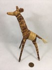 Giraffe Figurine Woven Vine Handmade Straw Craft 7 5  Folk Art Figurine