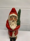Vintage 1986 New Original Cast Iron Santa Coin Bank Usa Excellent Cond 