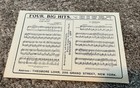 Theodore Lohr New York Sheet Music Vintage Antique Four Big Hits
