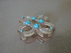 Vintage 1950 s Acrylic 4-leaf Clover Lipstick Holder - Holds 5 Tubes