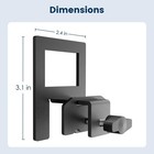 Non Slip Mattress Gaskets  Holder In Place Black 
