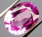 7 Carat Natural Pink Sapphire Loose Gemstone Oval Cut Certified Ring Size