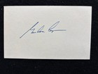Vintage Gordon Cooper Signed 3 X 5 Gemini mercury Astronaut    8x10 Photo 