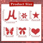 62 Pcs Rhinestone Letter Stickers Crystal Alphabet A-z -adhesive Letter Patch   