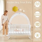 Portable Baby Crib Net Safety Mesh Tent pop Up Infant Mosquito Net     