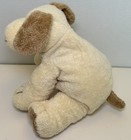 Vintage 2002 Ty Pluffies Plopper Dog Plush Stuffed Animal Cream  Tan Puppy