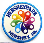 Vintage Hersheypark Jacket Patch Amusement Park Hershey Pennsylvania Souvenir