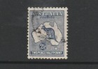 1915 Third Wmk 2  d Indigo Kangaroo  heavy Coastline Wa  Bw 11  2  D  60 00