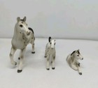 3 Vtg Porcelain Horse Figurines Appaloosa  Victoria Ceramics Japan Read No Chain