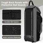Baseball Catcher Bag With Wheels For 4 Bats Portable   Durable With Smart Detail