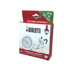 Bialetti Spare Parts  Includes 3 Gaskets And 1 Plate  6 Cups  Silver