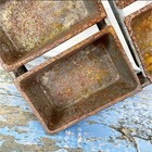 Vintage Loaf Pan Tray Katzinger Industrial Baking Sorter Organizer Display Metal