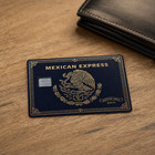 Mexican Express Credit Debit Card Skin Cover L Sticker Chip Funny Decal L 2pcs