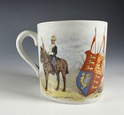 Staffordshire King Edward Vii Queen Alexandra Coronation Mug