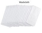 Washcloth Bundle  White 18 Pack