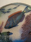Handmade Toronto Stained Glass Suncatcher Caribbean Coral Reef - 9 1 2 