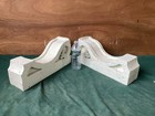 Antique Pair Corbels Wood Shabby Victorian Architectural Vintage Chic 214-26e