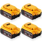 1-6 Pack 20v For Dewalt 20 Volt Max 8 0ah Lithium Ion Battery Dcb206-2 Dcb201