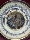 Vintage Selsi Aneroid Barometer Wall Hanging Weather Gauge Wood Case-untested