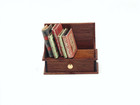 Dollhouse Miniature 1 12 Scale Mahogany Cookbook Shelf - Artist Made Furniture