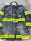 Firefighter Janesville Lion Apparel Turnout Bunker Coat 48 X 35 2012 Black