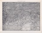 Italian Campaigns Wwi Map Alps Venice Front 1915-1918 11 X 15 Antique Atlas Map