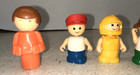 Vintage Playskool Lil Playmates Lot Of 6 Figures Toys People 1980s Free Shipping