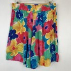 Vintage 80s 90s The Limited Shorts High Waist Pleated Floral Maximalist