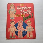 3 Uncut Vintage Cut-out Paper Doll Books Bestmaid Lot