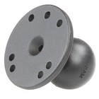 Ram Mount Aluminum 2 5  Diameter Round Base With 1 5  C-ball Ram-202u