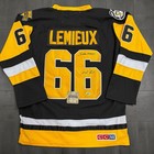 Mario Lemieux Signed Jersey Inscribed    super Mario    Penguins Autograph Coa