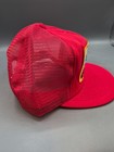 Vintage 80s Bill Elliott Coors Racing Trucker Hat Snapback Cap Red No 9 Usa Made