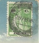 Angola Sc 140 single Frank  Lobito 28 fev 24 Postcard View  estacao Do Correio