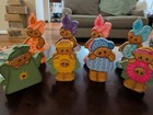 8 Hand Painted Wooden Gingerbread Men Handpainted One Of A Kind