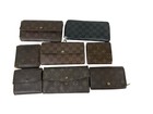 Louis Vuitton Wallet   Coin Purse Lot Monogram Damier Ebene Graphite Brown Black