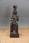 Rare Ancient Egyptian Antiquities Statue Of Isis Feeding God Horus Egyptian Bc