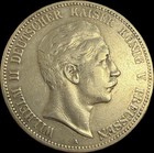 1904a German States Prussia  9000 Silver 5 Mark Km  523 