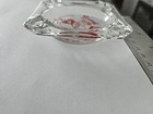 Big Boy Clear Glass Ashtray Restaurant Advertising Red Graphics Rare