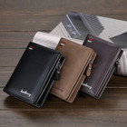 Men s Leather Wallet Bifold Convenient Credit Card Holder Purse Multi-card Slots