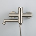 Triple Type Shower Mixer Single Handle Zinc Alloy Stainless Steel Bathroom Mixer
