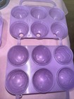 Vintage 3 Jell-o Jigglers Jello Easter Egg Mold Set Of 6 Design Etching Spring