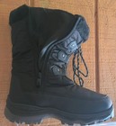 Dream Pairs Nordic Women s Black Mid-calf Snow Boots Faux Fur Lined Us 5