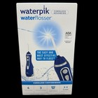Waterpik Wp-563 Cordless Advanced Water Flosser New Blue 4 Tips Charging Center