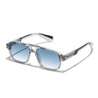 Retro 2026 Transparent Frame Sunglasses Uv400 Designer Style Unisex