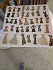 Huge Lot Of Antique vintage Paper Dolls   Clothing 1 Of A Kind Collection  500 