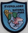 Everglades National Park Florida Souvenir Blue Black Embroidered Iron-on Patch