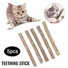 Cat Molar Stick Natural Catnip Teeth Cleaning Toothpaste Silvervine C Hot