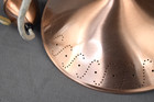 Vtg 50s Mid Century Ufo Saucer Pull Down Retractable Pink Ceiling Light Fixture