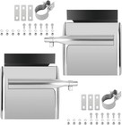 National Truck Parts 24  430 Stainless Quarter Fender Set Triangle Arm